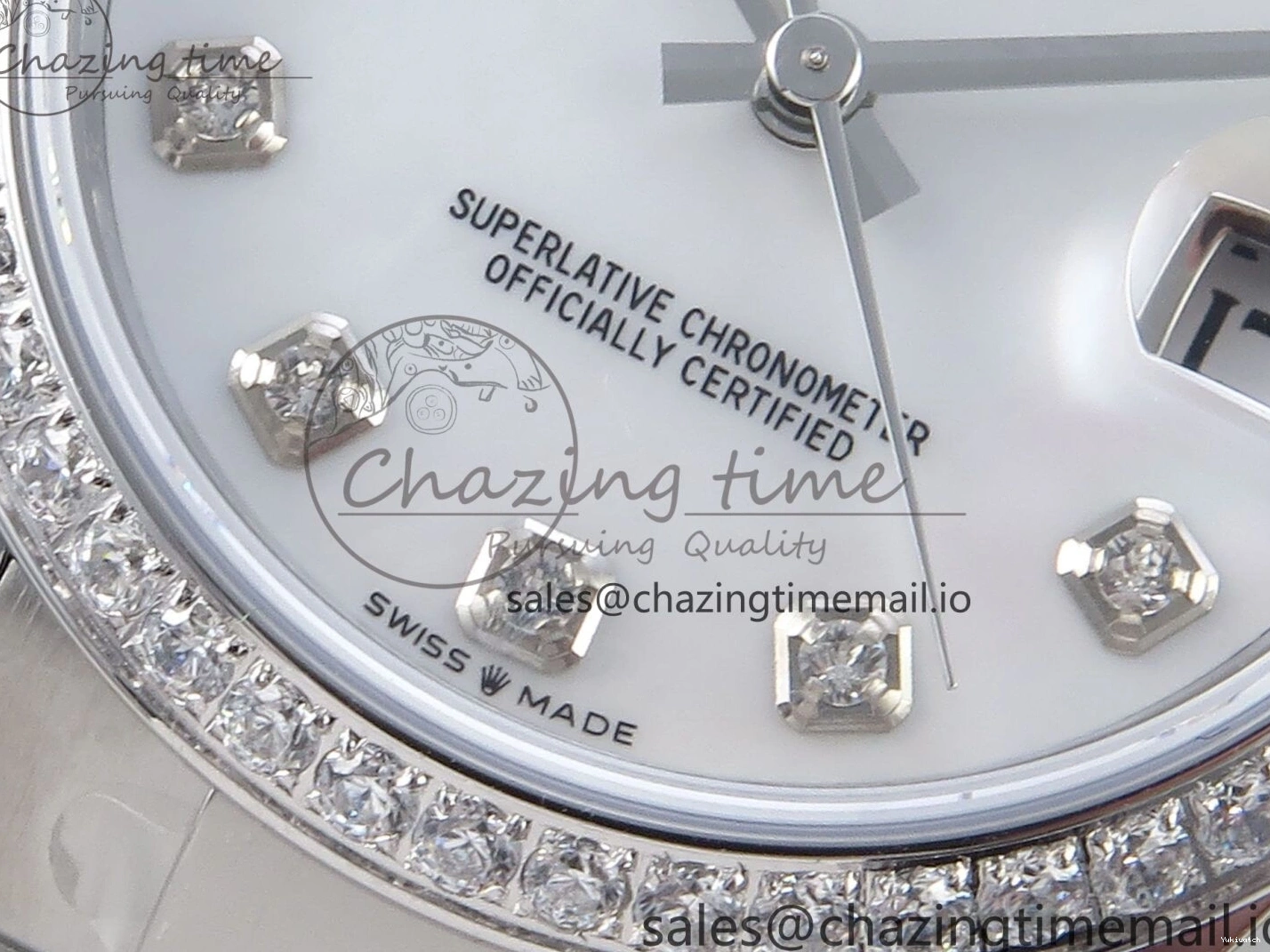 Bracelet Best DateJust Dial Bezel ETA Oyster 1:1 MOP Steel ARF 31 904L Edition Diamonds 2688 White SS 278384RBR on 0328